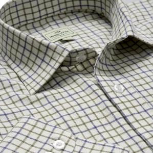 Hoggs of Fife Inverness Cotton Tattersal Shirts 