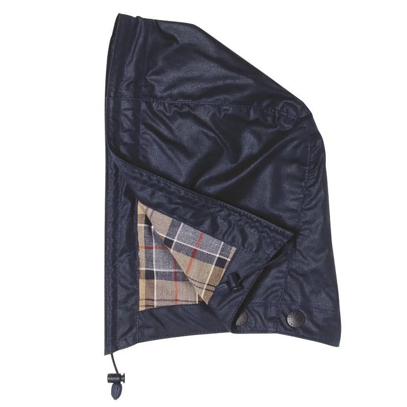 Barbour Waxed Cotton Hood Navy | Mullaney Brothers