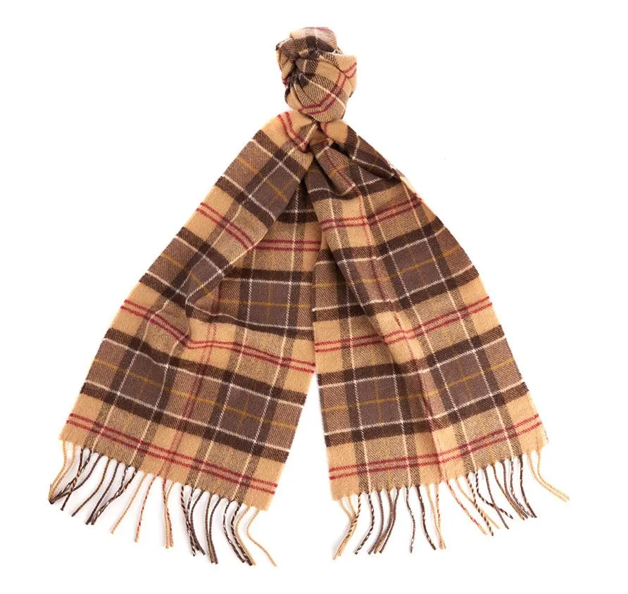 Barbour Lambswool Scarves Muted Tartan