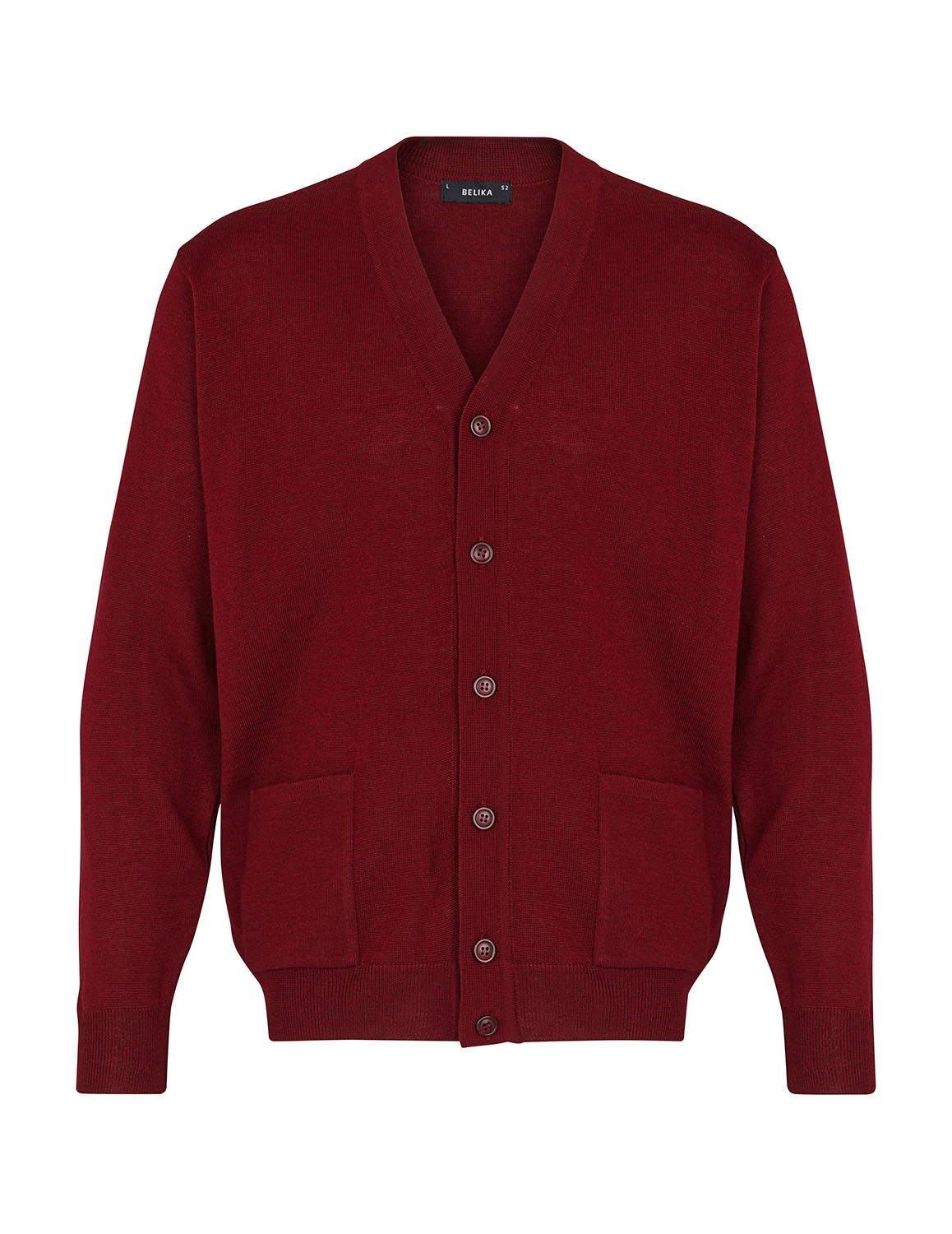 Belika Bologna Maroon Cardigan with Buttons 