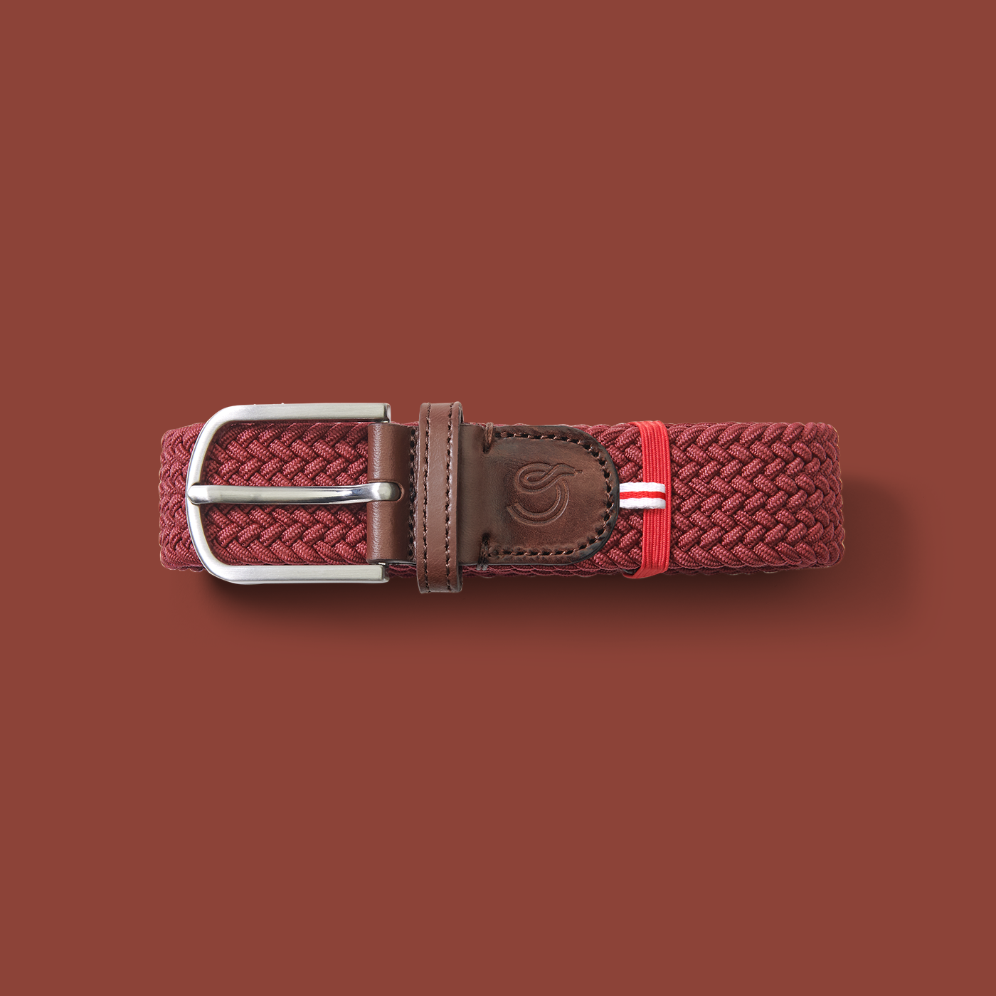 La Boucle  Elasticated Belts with Leather trim