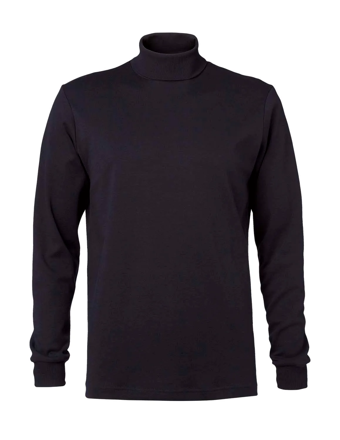 Clipper Cotton Roll neck Black | Mullaney Brothers