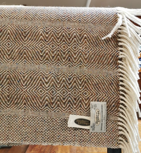 Studio Donegal Undulating Twill  Donegal Tan  Large Throw