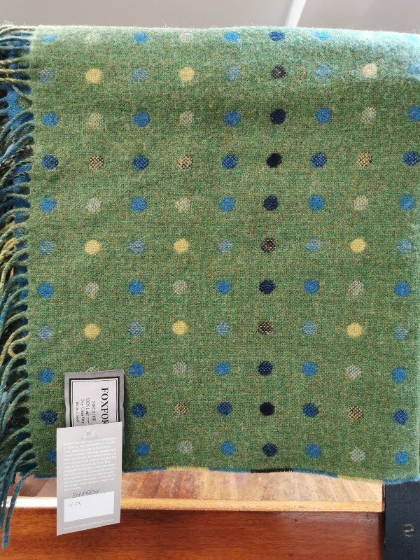  Foxford Throw Green Spotted
