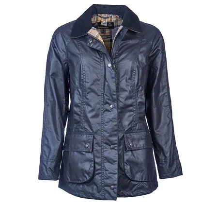 Barbour Ladies Beadnell Wax Jacket Navy
